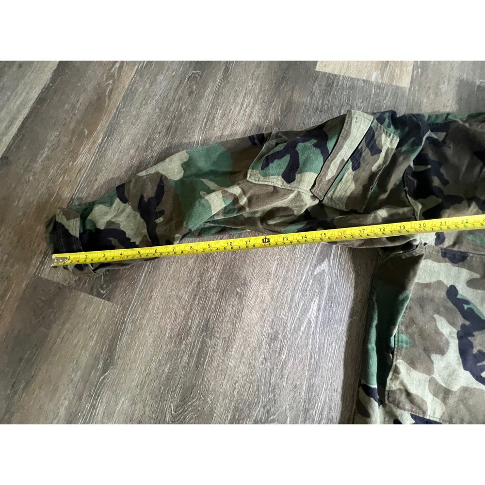 Amertex Military Chemical Protective Suit Mens Medium Woodland Camo Good Class 1 - Picture 6 of 9